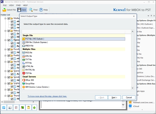 Access MBOX files on any Environment